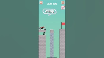 Draw bridge puzzle game level 2316 #drawing #game #Shorts