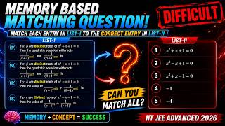 JEE Advanced 2026 Solution | Difficult Matching List | Roots of Unity &amp; High Power Terms