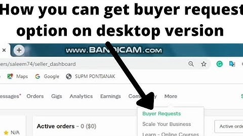 Fiverr buyer request option does not show on desktop version | 100% working Solution
