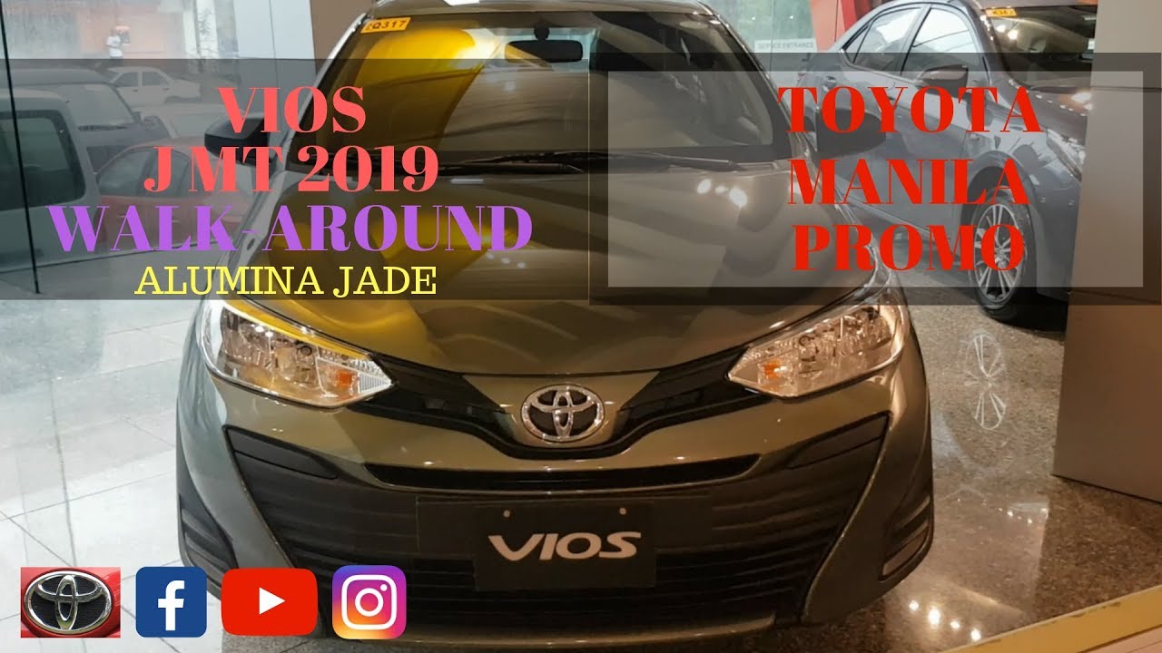 Toyota Vios J Mt Alumina Jade Metallic Walk Around Toyota Manila Promo