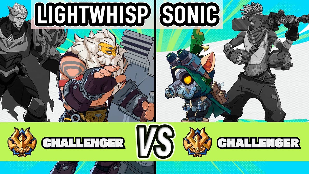 2XKO ▰ LightWhisp (Braum / Darius) vs Sonic (Teemo / Ekko) ▰ High Level Gameplay