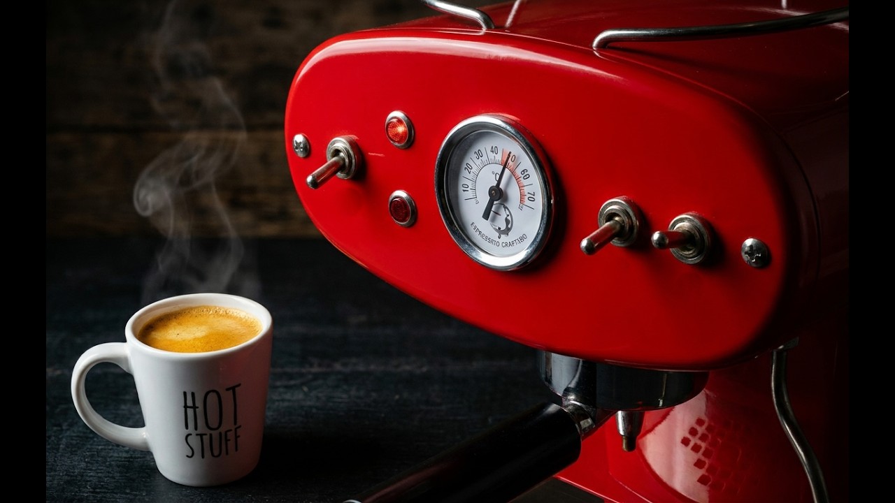 NO MESS Espresso Maker RETRO by Luca Trazzi, Italy Francis Francis