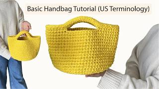 Basic Daily Crochet Handbag Tutorial | Step by Step