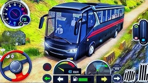 Ultimate Offroad Public Transport Simulator 2025 - Offroad Coach Bus Driving 3D - Android Gameplay