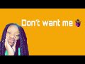 Faith Jones - Don’t want me