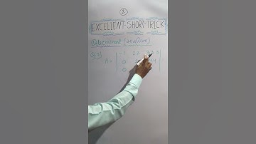 #12 determinant shorts (सारणीक) for JEE NDA NAVY #short #shortvideo #firstshortvideo #youtubeshort