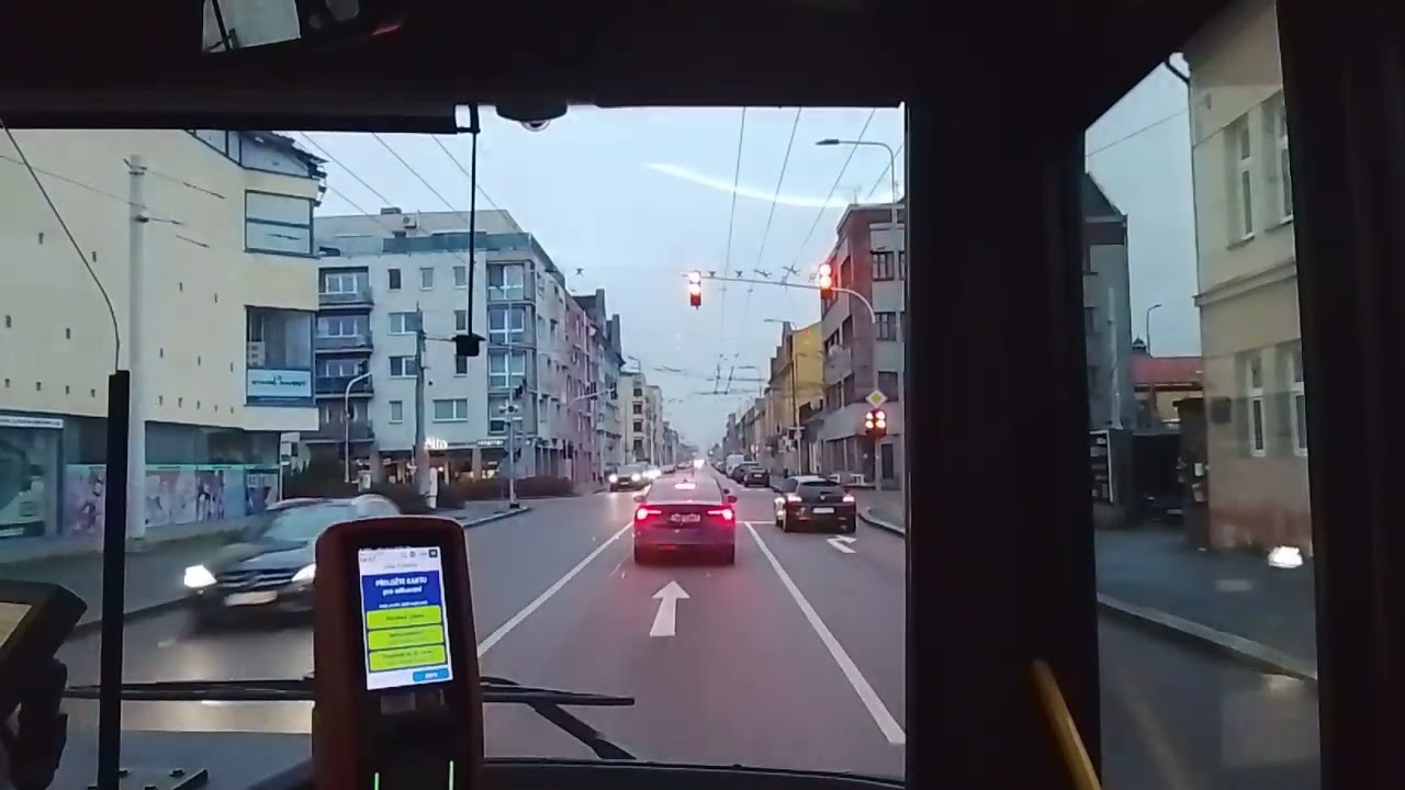 MHD linka 10 Hlavní nádraží - Ostřešany, točna ev.č. 187