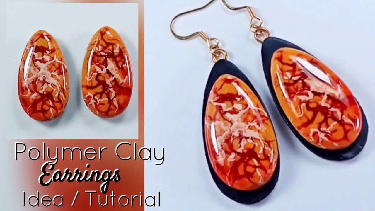 Old Wire Technique / Polymer Clay Earrings Idea and Tutorial / LoviCraft