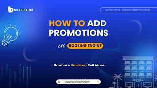 How to add Promotions in Booking Engine (English)