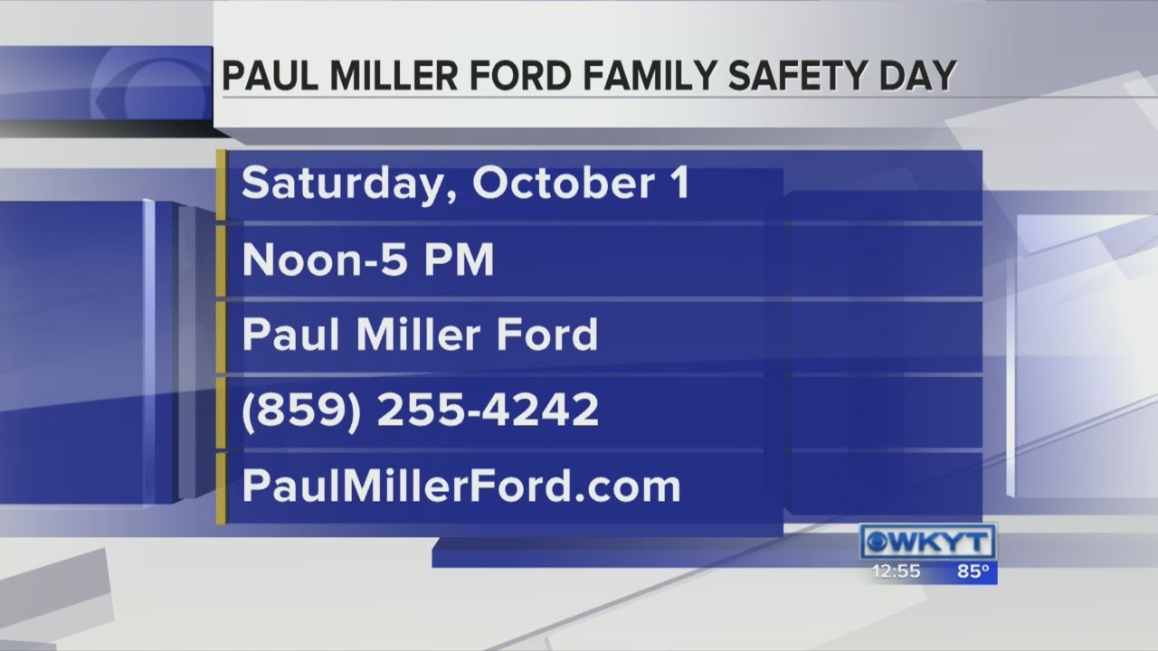 Madison Rose Paul Miller Ford Family Safety Day YouTube