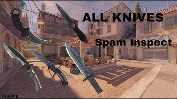 Cs2 Spam Inspect Glitch ALL KNIVES