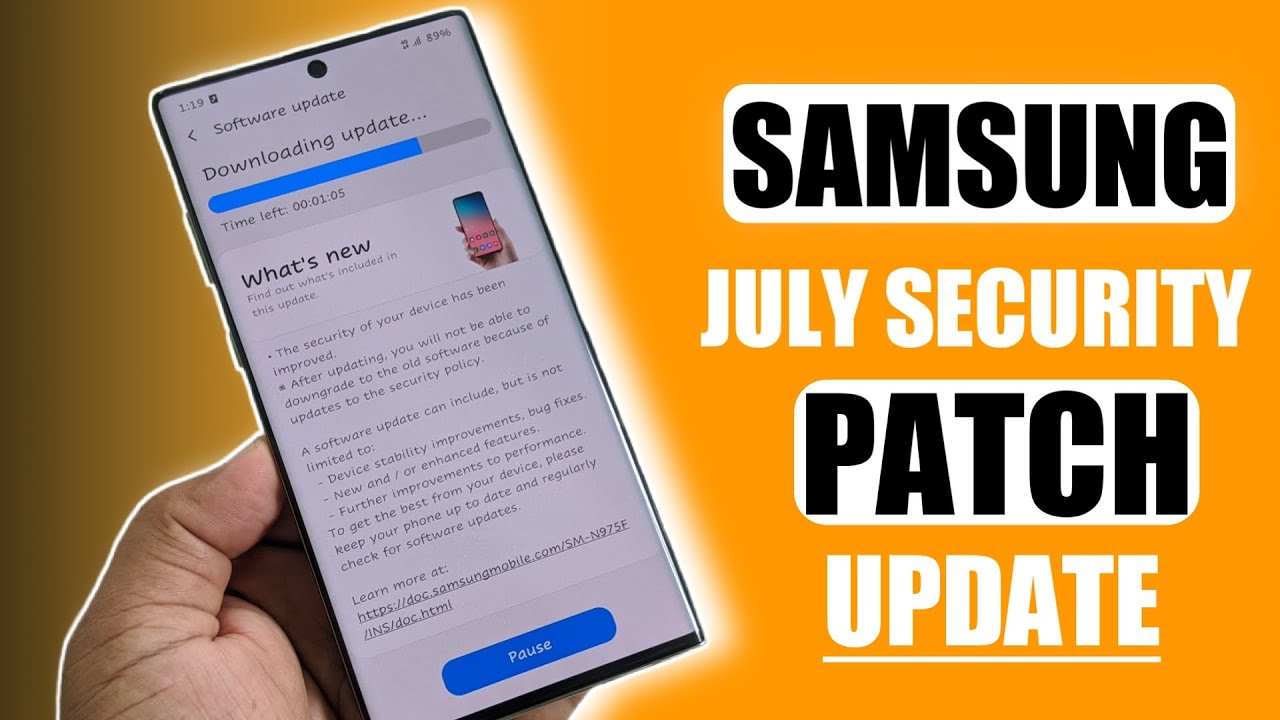 NEW Software Update For Samsung Galaxy Smartphones JULY 2020 SECURITY 