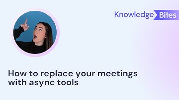 How to replace your meetings with async tools