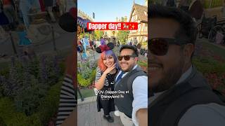 Dapper Day at Disneyland 🎠✨ #dapperday #disneyland #disneyparks