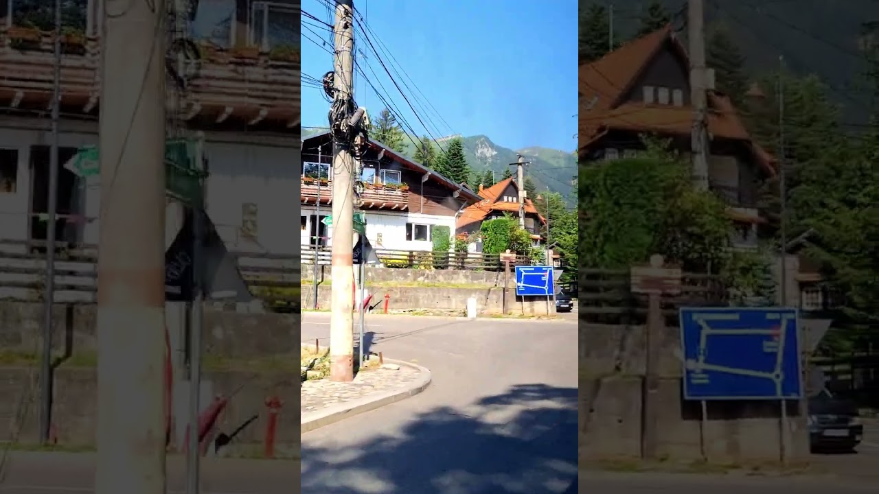 Sinaia - Gondolă cota 1000. Economat - Castel Peles.