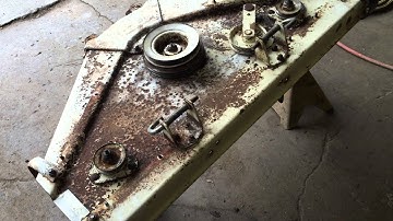 cub cadet 1100 mower deck part 1