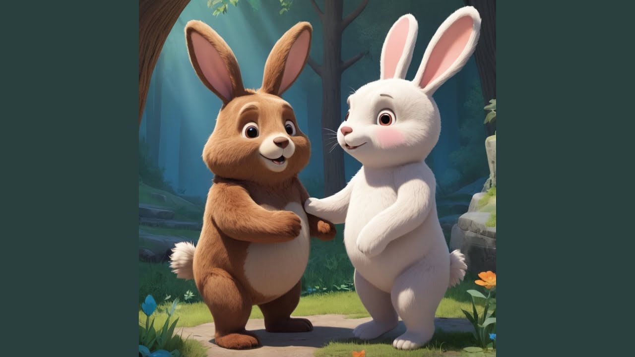 Bunny And the Bear jump in the air