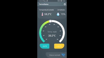 Thermostat App / Flutter App / Firebase / Best smartphone application for temperatura control