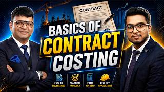 Basics of Contract Costing | CMA Rahil Bhaiya | SJC