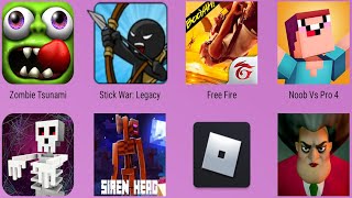 Noob vs Pro vs Hacker 4 Lucky Block,Siren Head Craft Granny,Scary Teacher,Roblox,,StickWar,Free Fire screenshot 5