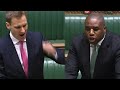 Minister destroys angry David Lammy with facts and figures