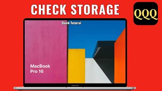 HOW TO CHECK MACBOOK AIR STORAGE