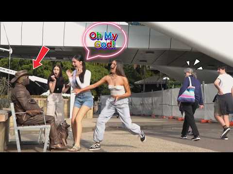 😄 Cowboy Prank | Three Girls Finally Realize What's Happening!