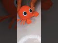 Cute Red Clay Crab 🦀 | Clay Art Shorts #shorts