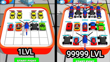 Superhero Car Merge Master - New Gameplay & Battles!🌟🌟🌟 Part 41