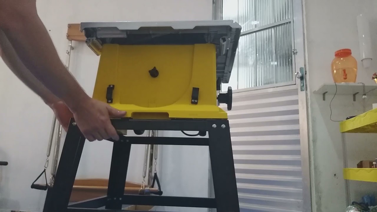 Como montar serra de Bancada Stanley