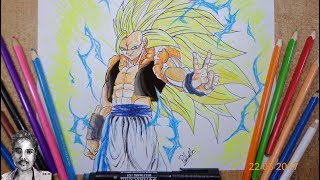 Goku SSJ3 Drawing Super Saiyan 3 With Colour Pencil screenshot 3