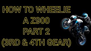 How to Wheelie a Z900 (PART 2)