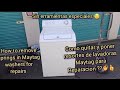 como quitar tina de lavadoras maytag como quitar los resortes? how to remove tub and springs maytag