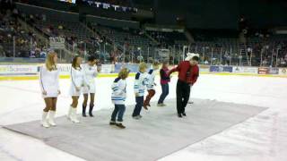 Jon Prell 'Wobbles' at the Evansville Icemen Game