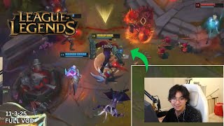 TenZ Gives Up Valorant And Gets Addicted To LEAGUE OF LEGENDS (3-11-25 VOD)