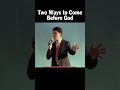Two Ways To Come Before God Inzira Ebyiri Zijya Imbere Y Imana Senior Pastor Benjamin KO