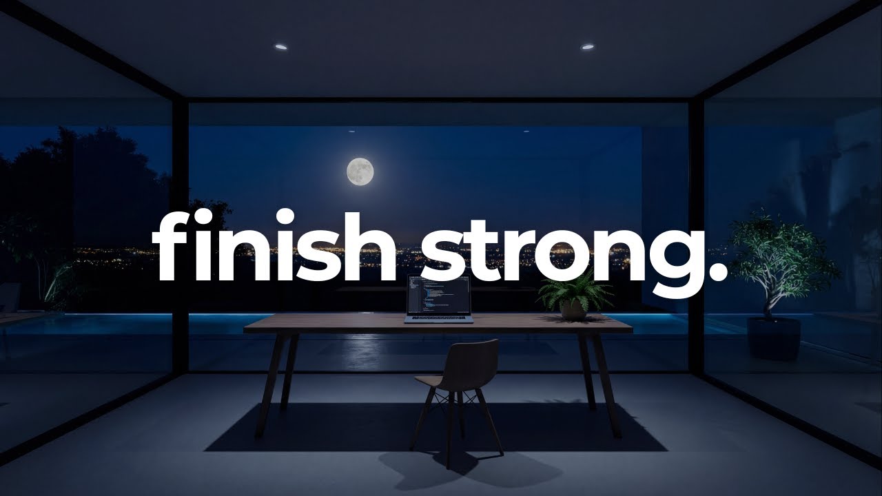 for people who finish what they start.