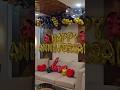 anniversary decoration || wedding anniversary celebration #anniversary #celebration #shorts