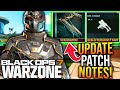 WARZONE: All NEW UPDATE PATCH NOTES! New WEAPON UPDATE, COMMUNITY EVENT, & More! (BO7 New Update)