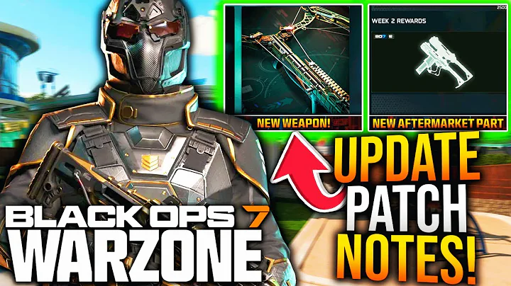 WARZONE: All NEW UPDATE PATCH NOTES! New WEAPON UPDATE, COMMUNITY EVENT, & More! (BO7 New Update)