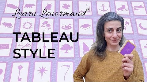 TABLEAU-STYLE ~ What is it? Why is it so special? #lenormand #lenormandreader #grandtableau