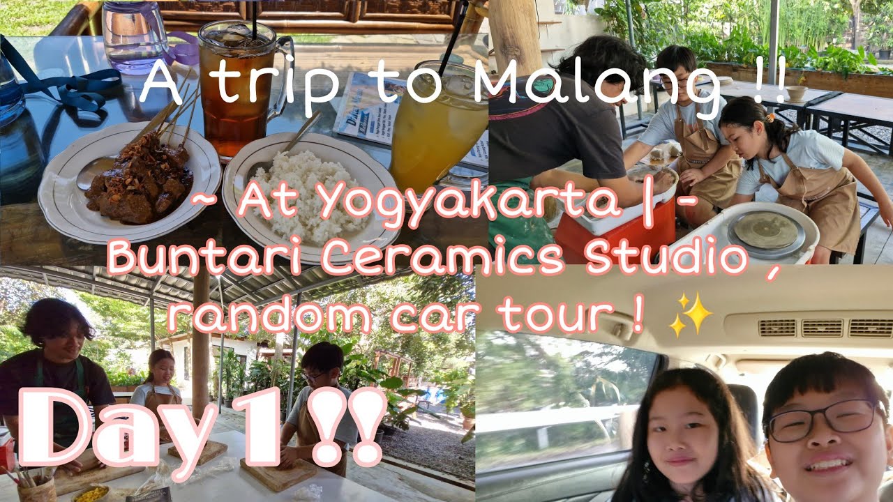 Going To Malang ! Day 1 At Yogyakarta Buntari Ceramics Studio