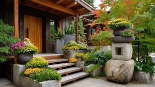 Simple Front Yard Makeover | Japanese Zen Garden Ideas for Small Homes