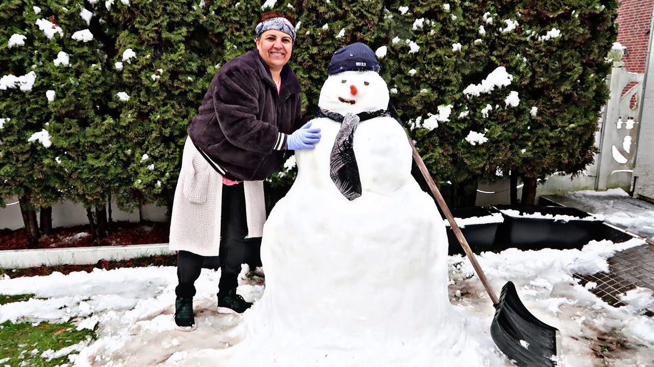 SCHNEEMANN BAUEN / VLOG / SELBSTGEMACHTE NISK🤤 BASNASKÜCHE…