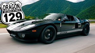 Pushing the Limit of my Ford GT on 129 TAIL OF THE DRAGON!