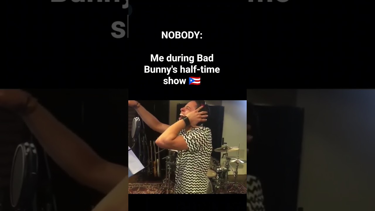 Mind you, I'm not Puerto Rican pero WEPA 🤣 #badbunny #superbowl #halftime #puertorico #benitobowl