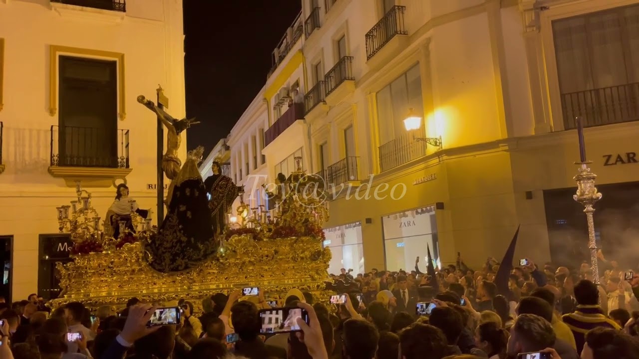 Rosario de Cádiz (Marcha Sagrada Familia) Las Aguas (Calle Rioja 2022)