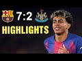 Barcelona vs Newcastle 7-2 Highlights & All Goals | Champions League 2025/26 | Barcelona Newcastle