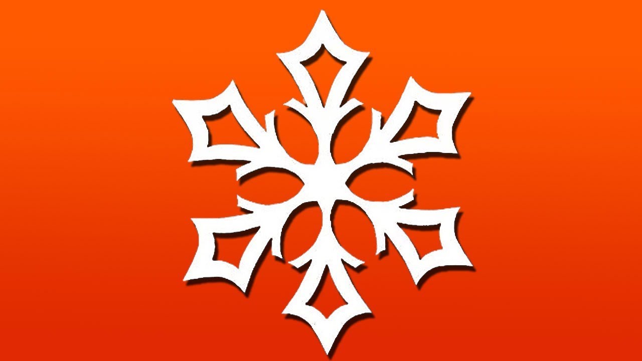 Paper SNOWFLAKE tutorial ? - Look here! Snowflakes in 5 minutes
