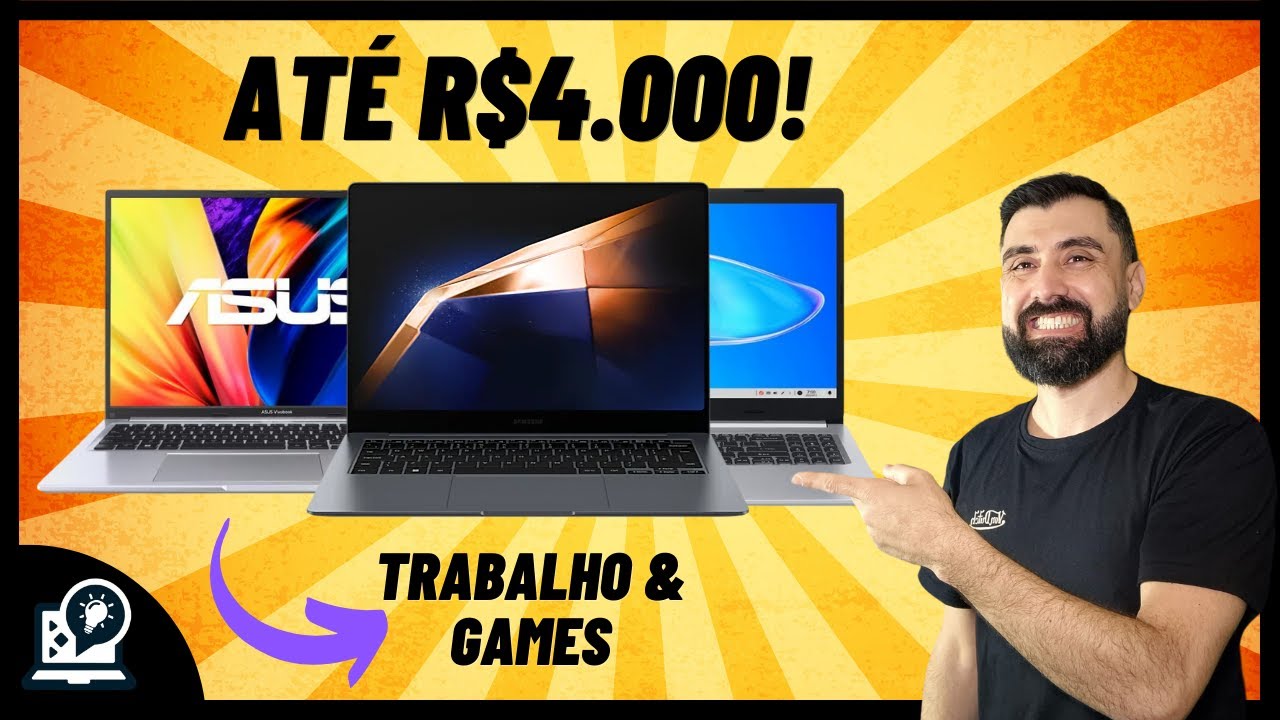 Melhores Notebooks para Trabalho e Games até R$4 000 Custo Benefício ...